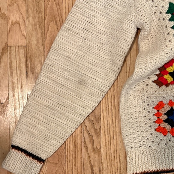 Vintage Handmade Crochet Sweater - Picture 8 of 10